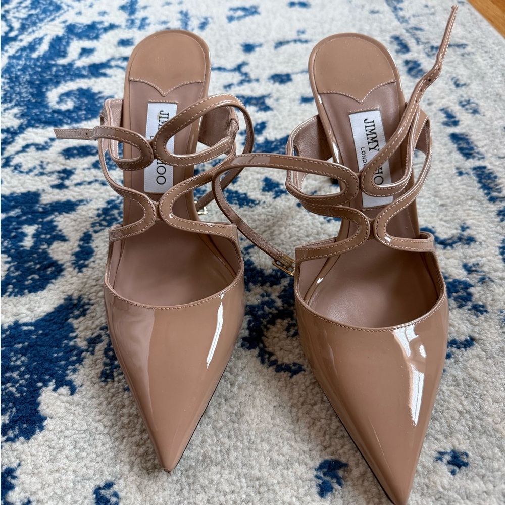 Jimmy Choo Azia Pump 95 in Ballet Pink size 39